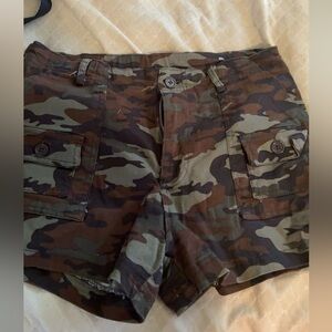 Camouflage Cargo Shorts